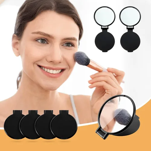 Miniatura 6 de Yalikop 36 piezas de espejo compacto a granel portátil redondo espejo de maquillaje mini plegable para bolso de mujer, viajes, uso diario, regalos