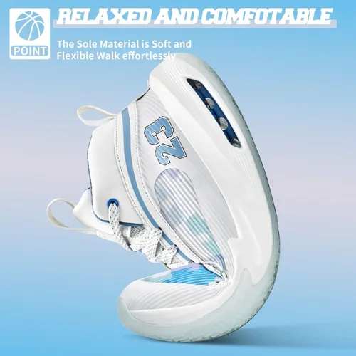 Miniatura 6 de ASHION Boys Girls Shoes Sneakers Kids Shoes Boy's Running Shoes for Kids Basketball Shoes Tennis Shoes Non-Slip Sneakers