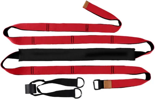 Miniatura 9 de Correa de estiramiento de yoga, fitness, correa de estiramiento de flexibilidad de puerta, mejora la flexibilidad de la pierna, cintura y espalda