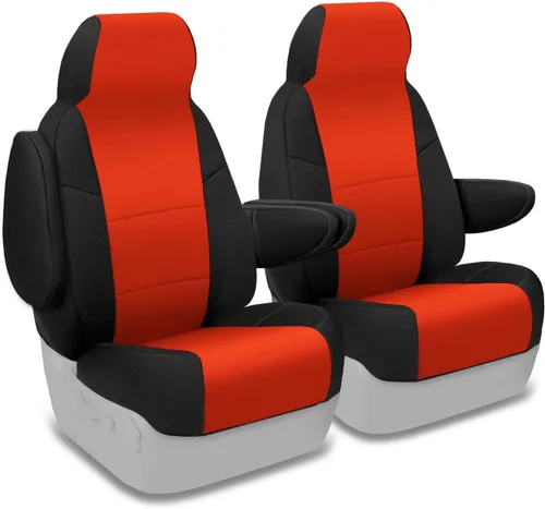 Miniatura 13 de Coverking Custom Fit cubierta de asiento para determinados modelos de Chevrolet – neopreno, Negro