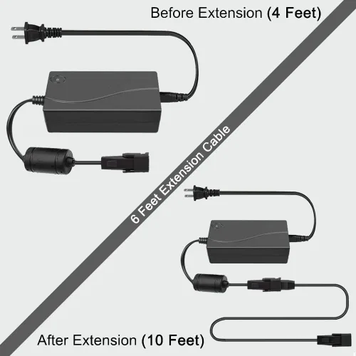 Miniatura 2 de OKIN - Cable de alimentación universal para silla reclinable, adaptador reclinable AC/DC con cable de extensión para silla elevadora, transformador
