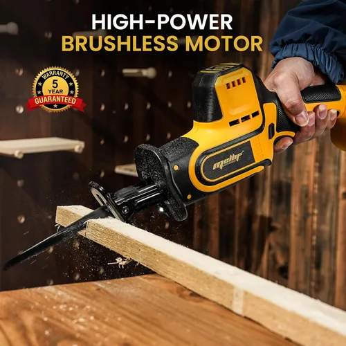 Miniatura 3 de Sierra recíproca sin escobillas compatible con batería Dewalt 20V MAX (solo herramienta), 3,000 SPM Sawzall inalámbrico con una sola mano, longitud