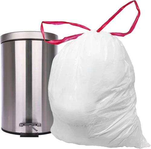 Miniatura 3 de Reli. Bolsas de basura con cordón de 2 a 4 galones, 250 unidades, 18 x 20 pulgadas, bolsas de basura pequeñas de 4 galones, asas con cordón, forros