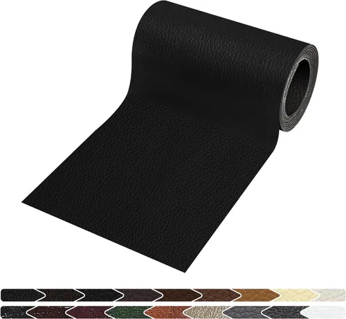 Miniatura 63 de KING MOUNTAIN Cinta de reparación de cuero, 16 x 60 pulgadas, gris, autoadhesiva, impermeable, ecológica
