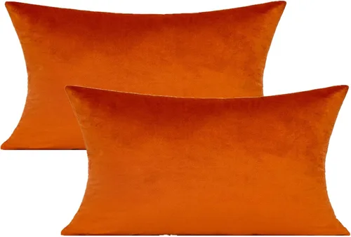 Miniatura 10 de Fundas de almohada de terciopelo de 16 x 16 pulgadas, color negro, fundas de almohada decorativas para sofá, fundas de almohada suaves, sólidas