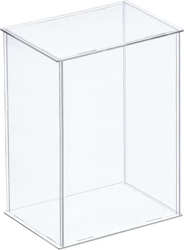 Miniatura 16 de MECCANIXITY Caja plástica de acrílico de la vitrina clara monta el escaparate a prueba de polvo 6.3x4.3x6.1 pulgadas para artículos coleccionables