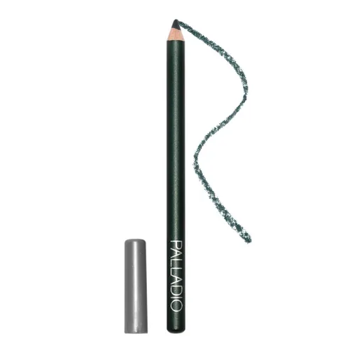 Palladio Lápiz delineador de ojos de madera, forma de lápiz fina, fácil aplicación, fórmula firme pero suave, ojos perfectamente delineados, Verde