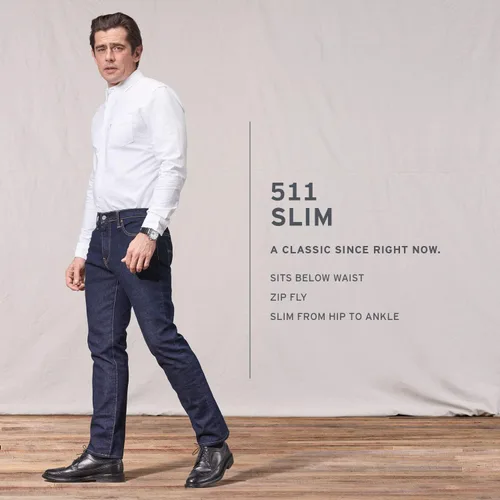 Miniatura 4 de Levi's - Jeans 511 Slim Fit para hombre (tallas regular, grande y alta)