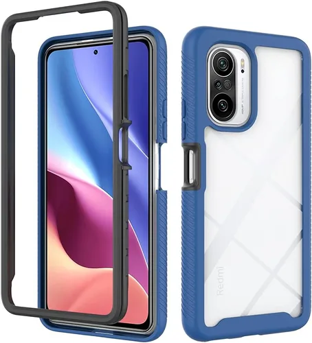 Funda compatible con Xiaomi Poco M5s 4G, compatible con Redmi Note 10 4G / Note 10S 4G / Note 11 SE (India), funda protectora 2 en 1 de doble capa,