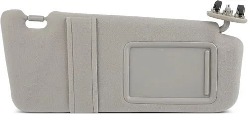 Miniatura 26 de SCITOO Visera solar del lado del conductor izquierdo para Toyota Camry 2006 2007 2008 2009 2010 2011 (con techo solar, con espejo, sin luz), gris