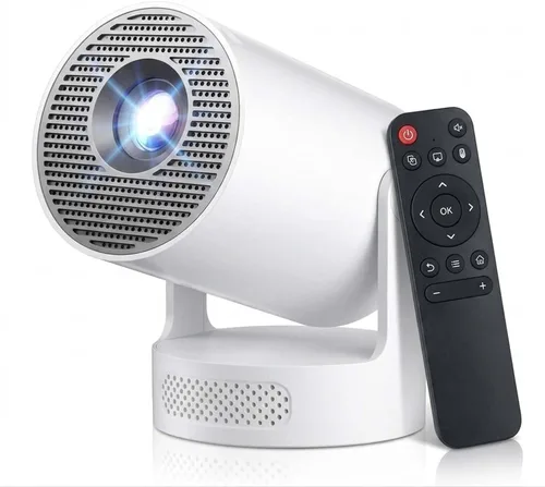 Salange Mini proyector con WiFi y Bluetooth 5.4, proyector de corto alcance 4K, proyector inteligente con aplicaciones integradas, corrección