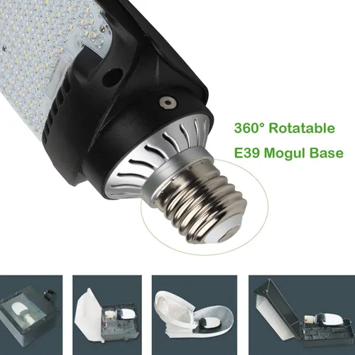 Miniatura 5 de Bombilla LED de reacondicionamiento de pala, 75 W/95 W/115 W de potencia seleccionable, 16,100 lm 5000 K luz diurna, base Mogul E39, reemplazo