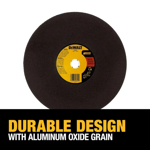 Miniatura 4 de DEWALT Hoja de sierra de corte de 14", rueda de corte de metal (DW8001)