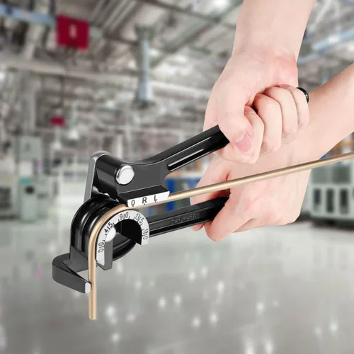 Miniatura 9 de Flexzion Herramienta dobladora de tubos – Doblado manual de tubos OD 3 tamaños 1/4 pulgadas 5/16 pulgadas 3/8 pulgadas 180 grados tipo palanca