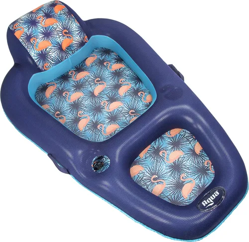 Miniatura 6 de Aqua Luxury Water Pool Lounge – Extra Large – Inflatable Pool Floats for Adults with Headrest, Backrest, Footrest & Cupholder – Multiple