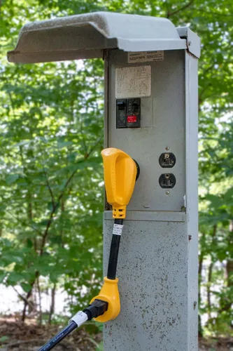 Miniatura 2 de Camco 55155, adaptador eléctrico con asa PowerGrip Dogbone de 12 pulgadas