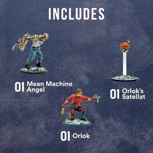 Miniatura 3 de Wargames Delivered - Warlord Games Judge Dredd Arch Villains of Mega City Miniaturas de 0.039-1.102 in - 5 miniaturas de villanos, 7 tarjetas, bases