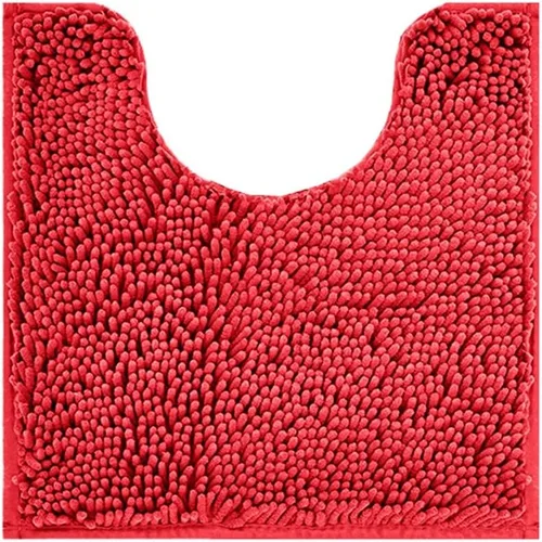 Miniatura 6 de Reyox Tapete de baño de felpilla, tapetes para inodoro en forma de U, tapete de baño de felpa suave, absorbente y peludo, tapete de contorno