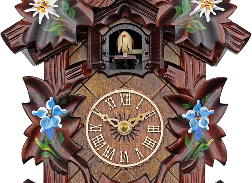 Miniatura 5 de Reloj Cuco Cuarzo - Flores Alpinas AH 40/8 QM