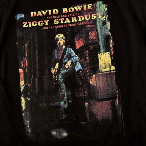 Miniatura 5 de David Bowie Ziggy Stardust Rock Album T Shirt & Stickers