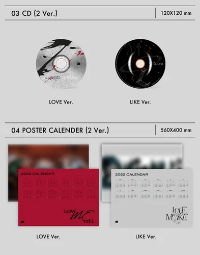Miniatura 5 de KAKAO M OMEGA X - LOVE ME LIKE (2nd Mini Album) Album (LIKE ver.)
