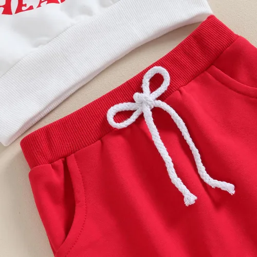 Miniatura 5 de Cevoerf Conjunto de sudadera y pantalones de Navidad para bebé niño con texto en inglés "Who Steal Your Christmas