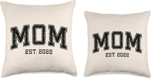 Miniatura 3 de Mom Est 2022 Custom Mom Personalized Mother’s Day Customized Throw Pillow