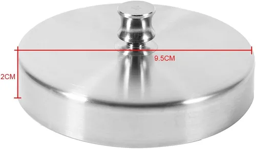 Miniatura 5 de Prensas de hamburguesas, de acero inoxidable, resistente, para hamburguesas, carne, carne de res, herramientas de cocina, hace 4 1/2 pulgadas