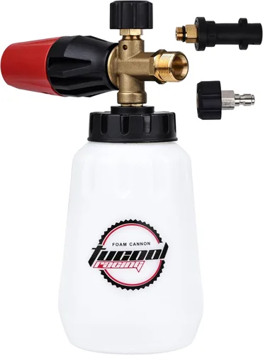 Miniatura 7 de Cañón de espuma ajustable con conector rápido de 1/4 pulgadas, cañón de espuma de nieve para Karcher K2/K3/K4/K5/K6/K7, rociador de espuma