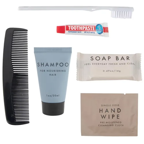 Trail maker Paquete de 100 productos de higiene a granel de tamaño de viaje, kits de suministros para personas sin hogar para adultos, caridad y