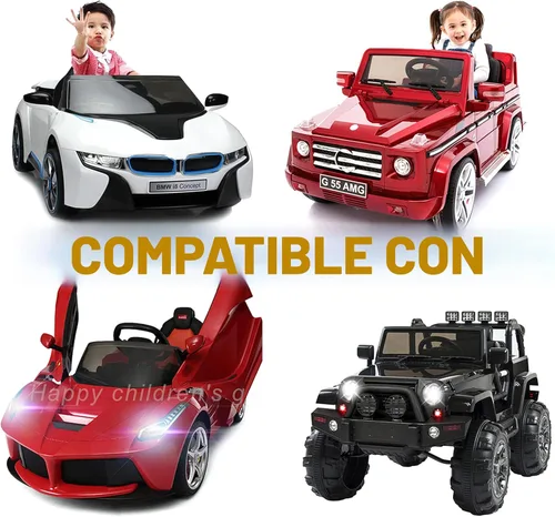 Miniatura 8 de FLHFULIHUA Cargador de batería de 12 voltios para niños, cargador universal para los mejores productos de elección, Wrangler SUV, Kid Trax