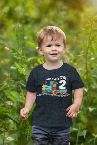 Miniatura 3 de Unordinary Toddler Camisa de 2 cumpleaños para niño Chugga Chugga Two Two Train im Two Year Old Second Birthday