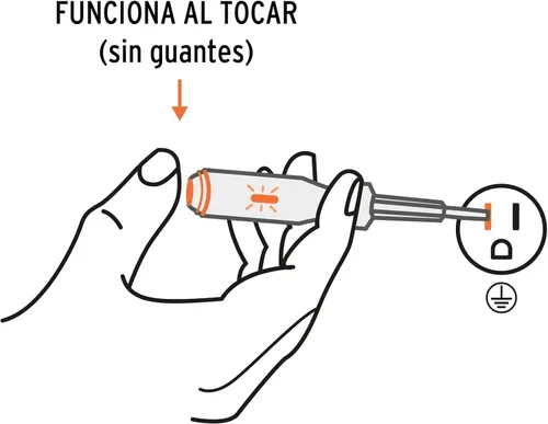 Miniatura 4 de TRUPER PROCO-14 Probadores de circuito de CA 5 1/2" (14cm)
