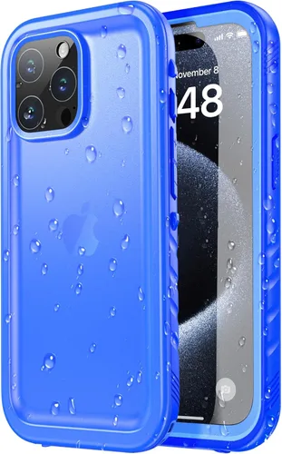 Miniatura 29 de SPORTLINK Funda para iPhone 15 Pro Max, IP68 resistente al agua, protección militar, cuerpo completo, resistente, a prueba de golpes, sellado 360, a