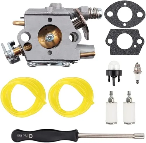 LIZAPUS Carburador Carb Compatible con Ryobi RY3818 Motosierra de gas Pieza # 308054203 Kit NUEVO