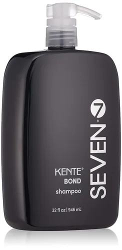 SEVEN Kente Bond Champú reparador, champú fortalecedor para puntas abiertas de cabello dañado, limpieza de construcción de bonos con té verde guar