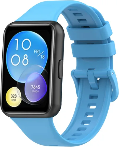 Miniatura 22 de Senter Correas de repuesto de goma suave de liberación rápida para Huawei Watch Fit 2 Smart Watch Blanco