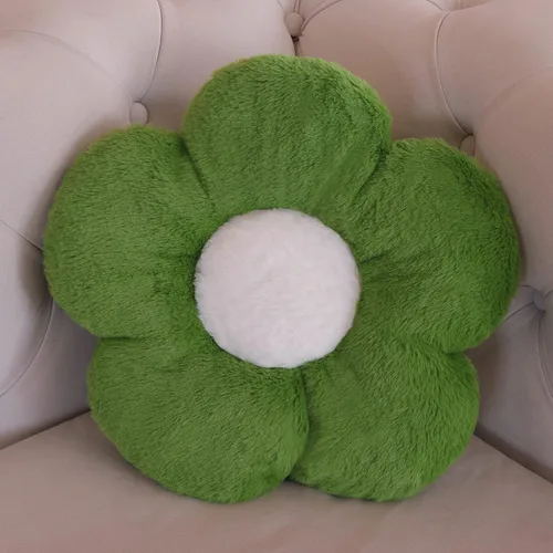 Miniatura 17 de YILANLAN Cojín de felpa con diseño de flores, lindo y cómodo, para oficina, sala de estar, cama, decoración sencilla de habitación