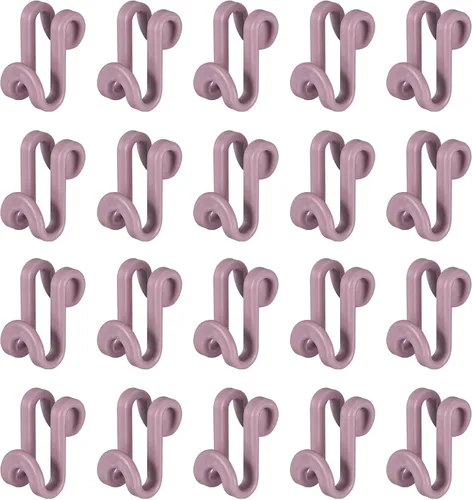 Miniatura 10 de uxcell Ganchos de conector para colgar ropa, 30 unidades, ganchos de plástico ABS, ganchos extensores, ganchos para colgar ahorran espacio para Negro