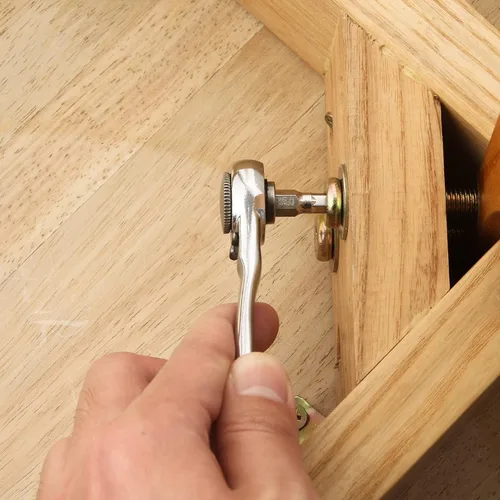 Miniatura 8 de STREBITO Destornillador de ángulo recto de 32 piezas de 1/4 de pulgada, juego de brocas de desplazamiento de perfil bajo con llave de trinquete