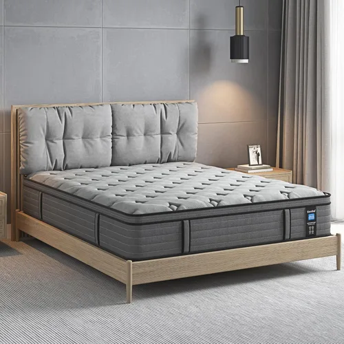 Miniatura 10 de Colchón firme King híbrido de 12 pulgadas con soporte lumbar extra para aliviar el dolor de espalda, sueño fresco, soporte de bordes, resorte firme