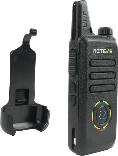 Miniatura 10 de Retevis RT22S Walkie Talkies para adultos, radio de 2 vías con auricular, pantalla de canal, recargable, radio bidireccional FRS portátil, mini