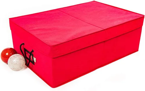Miniatura 2 de Santa's Bags [Caja de almacenamiento para adornos navideños con divisores] - (Capacidad para 48 adornos de hasta 4 pulgadas de diámetro) Bandejas