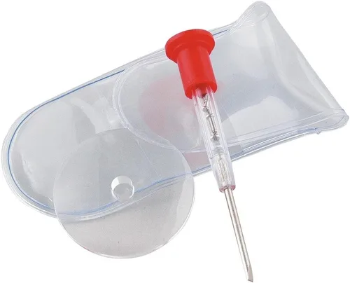 Miniatura 2 de Flents Kit de herramientas de reparación de lentes con destornillador pequeño, tornillos para gafas, lupa y bolsa de almacenamiento, kit