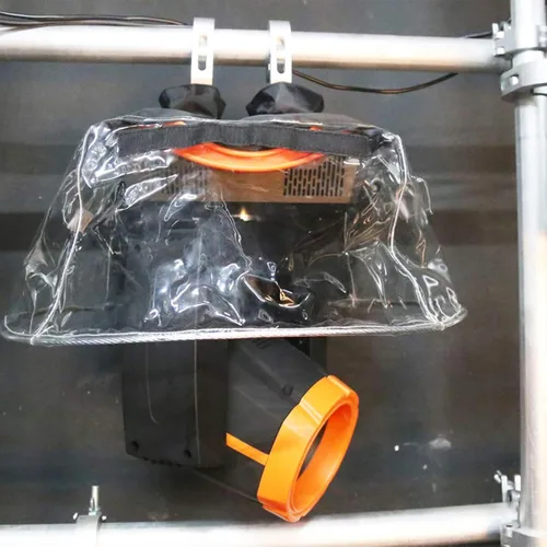 Miniatura 5 de Cubierta de lluvia de luz móvil para luz de cabeza móvil, luces móviles impermeables, escudo de luces de escenario para cubierta de luz principal
