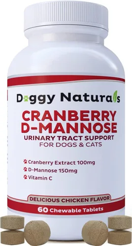 Miniatura 12 de Arándano D-manosa para perros y gatos Soporte para infecciones del tracto urinario Previene y elimina las infecciones urinarias, infección