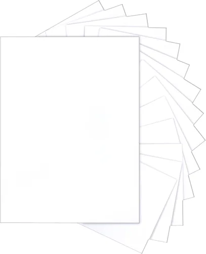 Miniatura 16 de Silunkia 100 hojas de cartulina negra de 8.5 x 11 pulgadas, papel de 75 lb para impresora, cartulina para Halloween, fabricación de tarjetas DIY