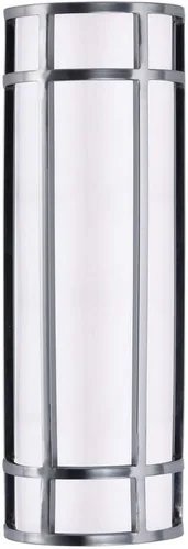 Miniatura 2 de Maxim Moon Ray - Aplique de pared de 12 pulgadas de alto con acabado de bronce y cristal blanco satinado