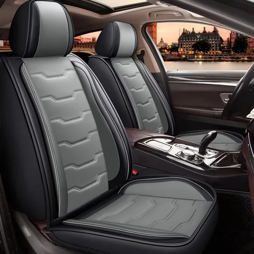 Miniatura 16 de DISUTOGO 2 Front Seat Covers for Hyundai Tucson 2005-2024 2025 2026, Waterproof Faux Leather Car Seat Covers Easy Clean & Compatible Airbag