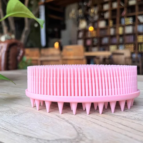Miniatura 3 de Cepillo sensorial prémium para niños o autismo, limpiador corporal de silicona suave, cepillos sensoriales 2 en 1 para terapia ocupacional, esponja